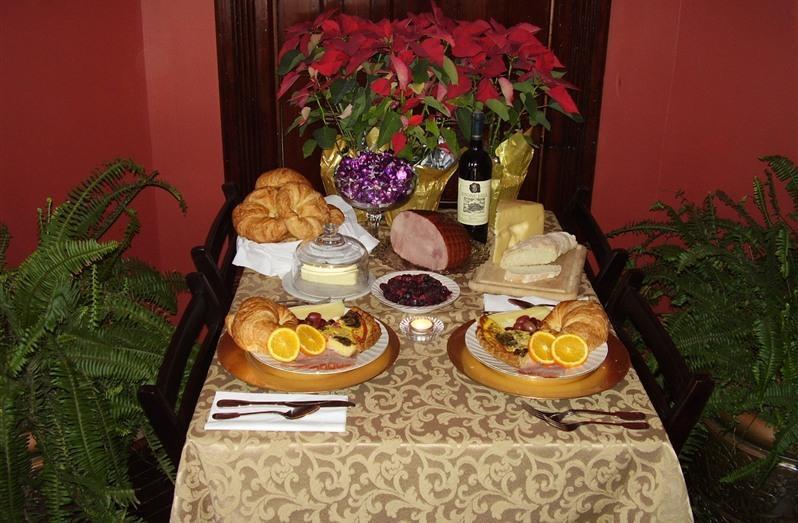 วิสกี้ แมนชั่น Bed & Breakfast เซนต์โจเซฟ ร้านอาหาร รูปภาพ